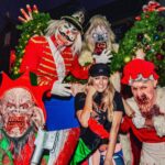 Caroline Flack Instagram - Thank you @unistudios for scaring the shit out of me at @horrornights .. looks like an average Christmas at the Flacks to be fair x Hollywood