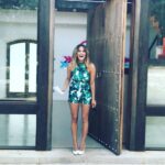 Caroline Flack Instagram - You may enter the Villa lads! TONIGHTS SHOW AFTER THE FOOTBALL AT 9.15 itv2 ...customised @boohoo jumpsuit @nisha_stylist @gemflossy ❤️