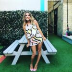 Caroline Flack Instagram - Going Live .. wearing @riverisland @louboutinworld @nisha_stylist @schullerinc @nathan.charles.smith ❤️ #aftersun