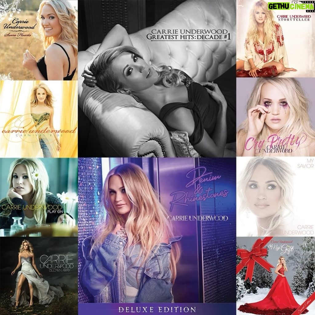 Carrie Underwood Instagram - Celebrate International Women’s Day with Carrie! All her songs are now available in Spatial Audio on @AppleMusic. -TeamCU