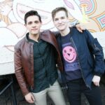 Casey Cott Instagram - Fun times with the homie at #coachny last night!#coachcreate