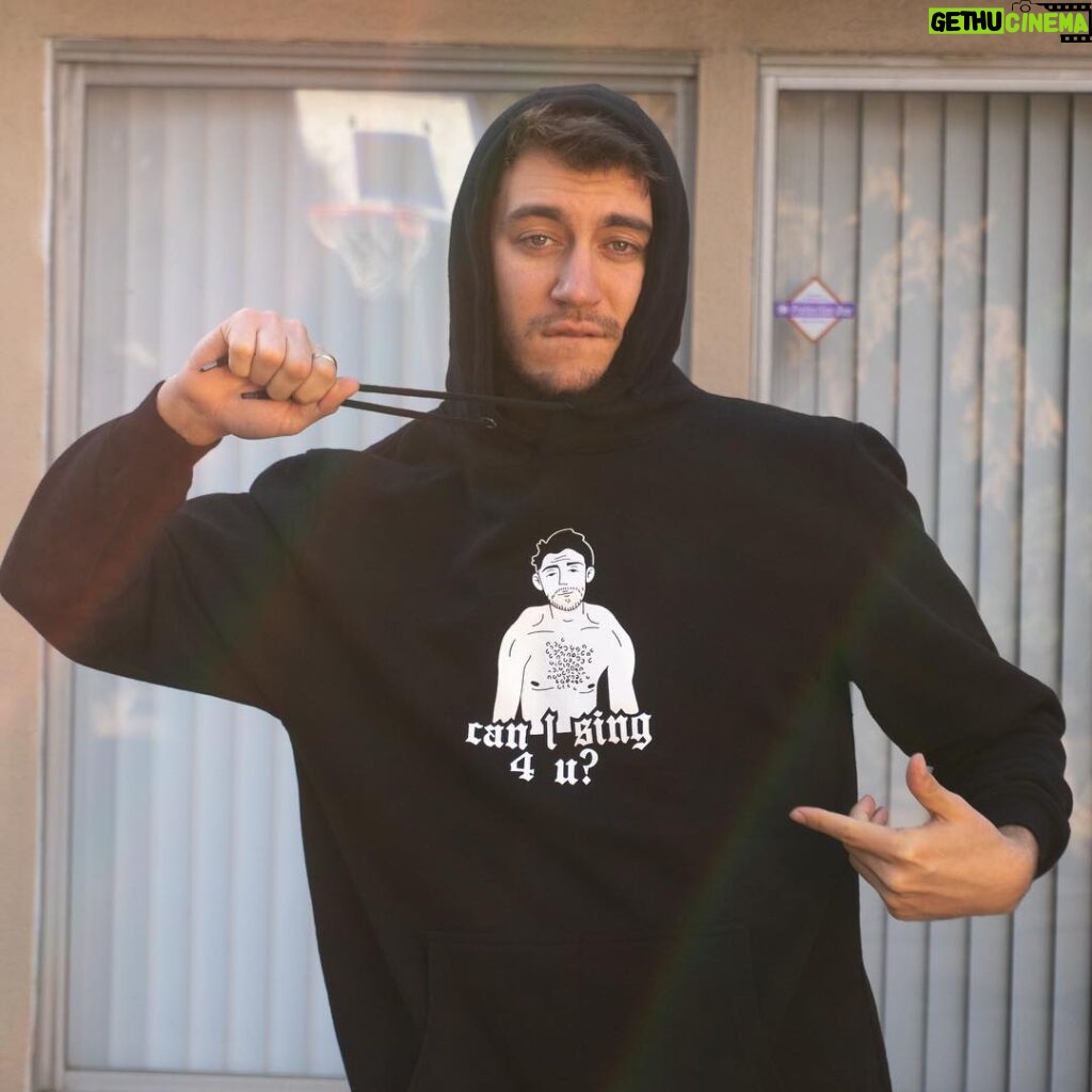 Casey Frey Instagram - 😜can i merch 4 u?🤑 LINK IN BIO! How bout this. Let’s make a deal. If my merch makes u wet and it soaks thru ur pants..I get a kiss on the fuckin cheek bb😘 Fanjoy.co/Casey