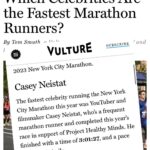 Casey Neistat Instagram - NYC is undefeated and no more so than on Marathon day. 50k people all with the same mission; GOING THE DISTANCE. thanks for carrying me the first 21 miles @robertomandje 😘 📸 @lukeboelitz 📸 @nyrr 🎥 @dave_levinger