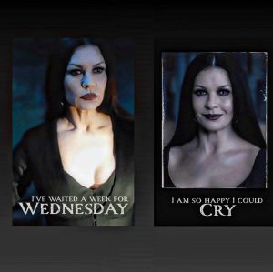 Catherine Zeta-Jones Instagram - Finally………..a good day🖤 I just wish it was the 13th…..