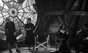 Catherine Zeta-Jones Instagram - Behind the scenes,Addams Family love🖤