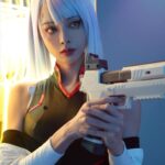 Cathryn Li Instagram - Cyberpunk 2077 Lucy 寫真，喜歡哪張？