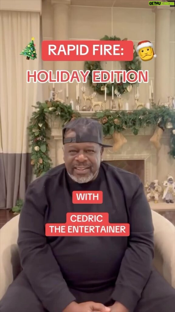 Cedric the Entertainer Instagram - How did I do? Were your answers the same or different, if so… which ones? Happy Holidays to you and yours! I’ll Holla ✌🏾 @globaltv : #CedricTheEntertainer gets into the holiday spirit and shares his winter season favourites in this edition of Rapid Fire ✨ Watch Cedric host the all-new holiday special, The Greatest @ Home Videos Holiday Special, tomorrow at 8pm ET on Global. 🇨🇦🎄
