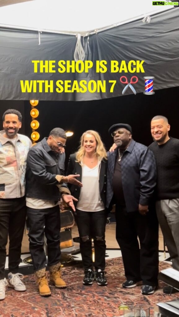Cedric the Entertainer Instagram - Coming in HOT. 🔥 Catch #TheShop Season 7 premiere featuring @nelly, @officialbeckyhammon, and @cedtheentertainer THIS Thursday at 9am PT on our YouTube!