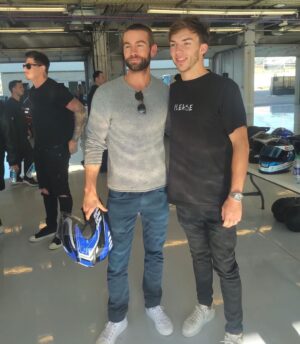 Chace Crawford Instagram - Couple weekends ago this guy took me around the Austin F1 track and was laughing while my life flashed before my eyes. Congrats on the podium! 🥈 @pierregasly