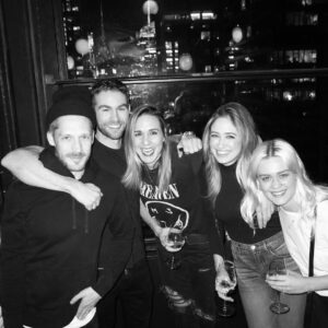 Chace Crawford Instagram - Happy 30th Mina! We talked about how it sometimes feels in life that everything we work towards is so we can get everyone we love in one place to have a night.. and what a night. We love you. @how_about_mina