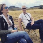 Chace Crawford Instagram - Look who showed up on set. Doctor C and Mama C