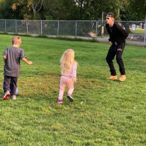 Chad Michael Murray Instagram - We’re BIG ADVOCATES for outdoor sports and activities! Play 60 at a minimum. As you can see, as you scroll through the pics, this ended super well for our daughter😂 Dang Net Monster again... #ShootsHeScores #play60 #sports #FamilyPlaysHard
