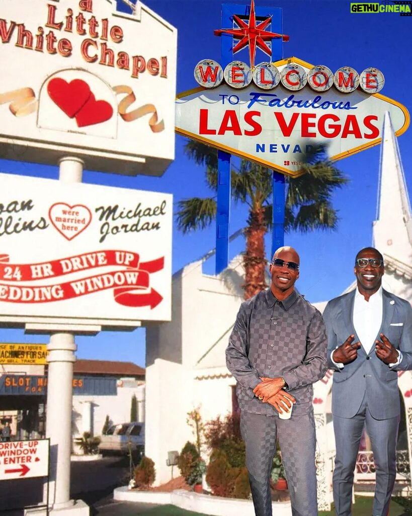 Chad Ochocinco Instagram - Who knows what Unc & Ocho might get into in VEGAS! 🎰 Don’t forget Nightcap is LIVE tonight at 8:30 PST 🎙️