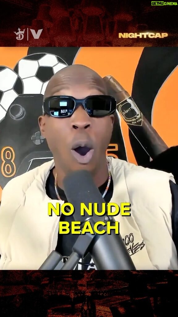 Chad Ochocinco Instagram - @ochocinco REALLY wants to hit the nude beach 😎 @shannonsharpe84