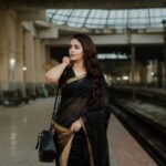Chaitra Reddy Instagram - And that’s a wrap , journey of my beautiful train series ❤️🖤 PC: @deepak_durai_photography ❤️ MUA: @priya_durai_makeoverartistry ❤️
