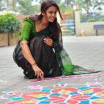 Chaitra Reddy Instagram - Wishing you all a very Happy First Festival of the year ❤️ May God bless you all with full of happiness and love 💫 Costume : @thepallushop Thank you so much for this beautiful saree ❤️ You made my Festival more special 🥰 PC : @surya_pc_official 😜 #pongal #makarasankranthi #2024 #❤️ Chennai, India