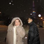 Chalida Vijitvongtong Instagram - Sapporo กับผู้ชายถุงมือโบว์ 😜☃️❄️ Sapporo, Hokkaido