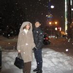 Chalida Vijitvongtong Instagram – Sapporo กับผู้ชายถุงมือโบว์ 😜☃️❄️ Sapporo, Hokkaido