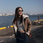 Chalida Vijitvongtong Instagram - 🚢⚓️ ภายใต้ยืนทำคูลๆที่ท่าเรือ 😷 🤒 #ฟุกุgoโอซาก้า Kobe Harborland