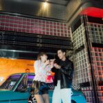 Chalida Vijitvongtong Instagram - Fallin’ vibes only🥤🍿🍨 @marktuan #fallinep #fallineplisteningparty