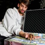 Chandler Hallow Instagram - “Would you sit in snakes for $10,000?”
