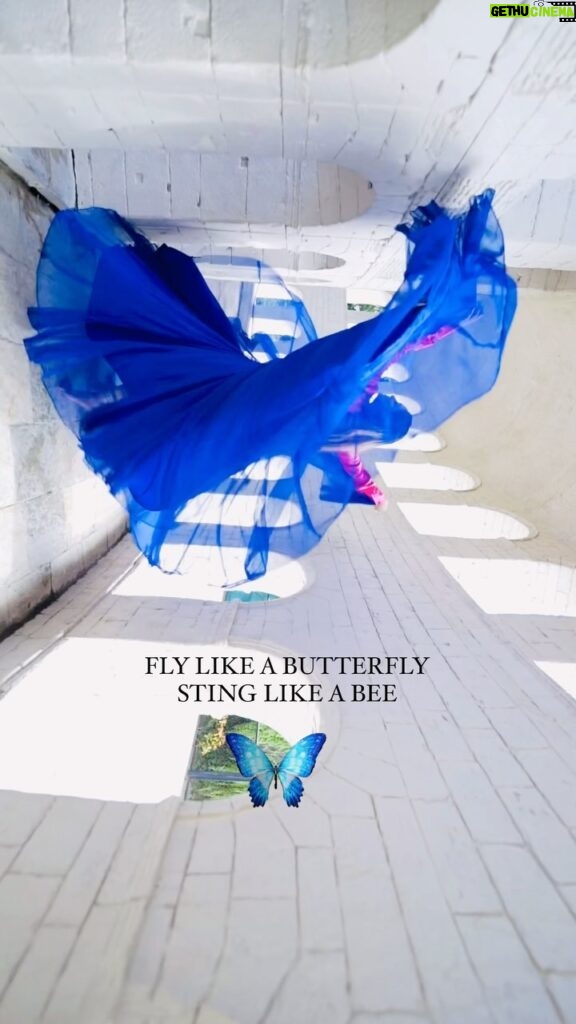 Chandrani Das Instagram - FLY LIKE A BUTTERFLY STING LIKE A BEE🧿💙🦋