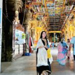 Chandrani Das Instagram – 🙏🏻🧿 self time 🧿❤️ Perur Patteeswaraswamy temple
