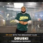 Charlamagne Tha God Instagram - The Good Brother @druski on @breakfastclubam in the morning…….