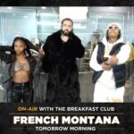 Charlamagne Tha God Instagram – The Craziest People In America come from the BX and all of Florida. I’m saying all that to say @frenchmontana on @breakfastclubam in the morning……..