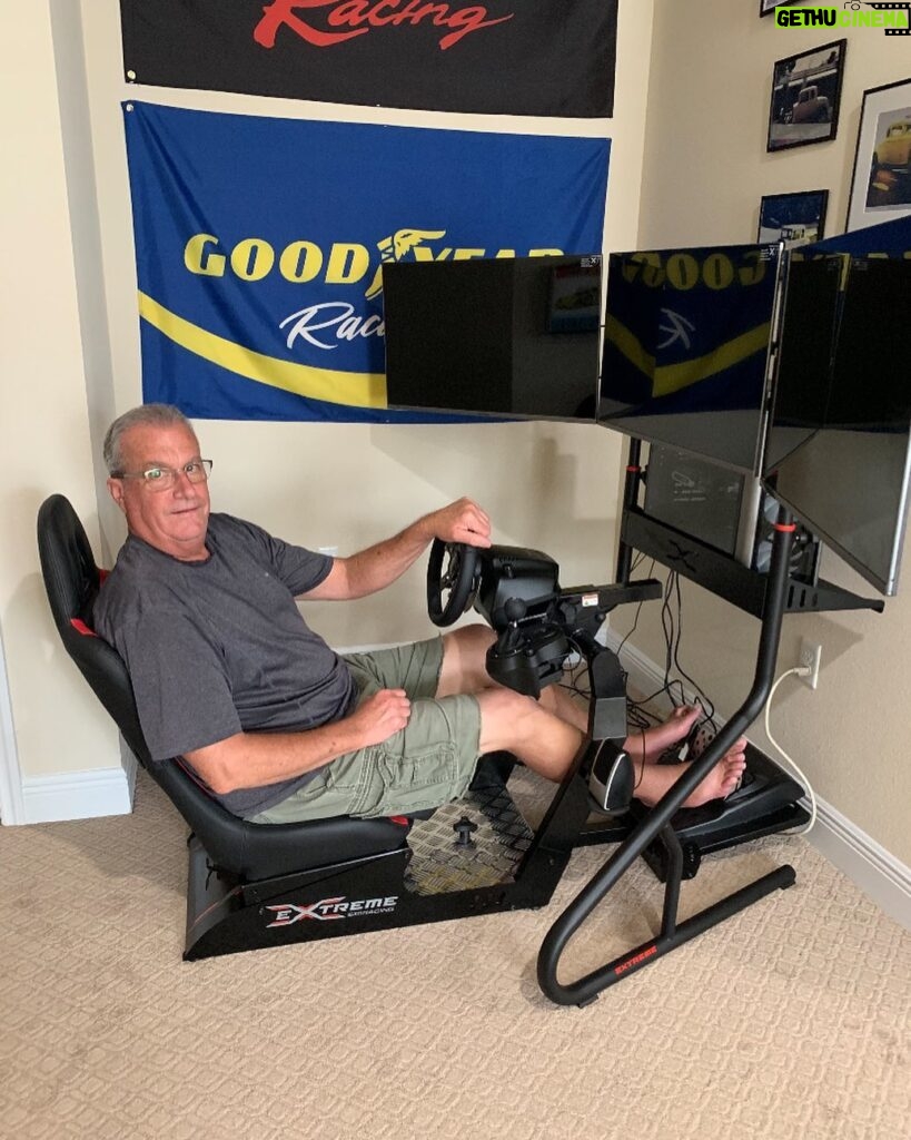 Charles White Jr. Instagram - My dad built a racing simulator. He’s about to become the top esports athlete in the racing scene