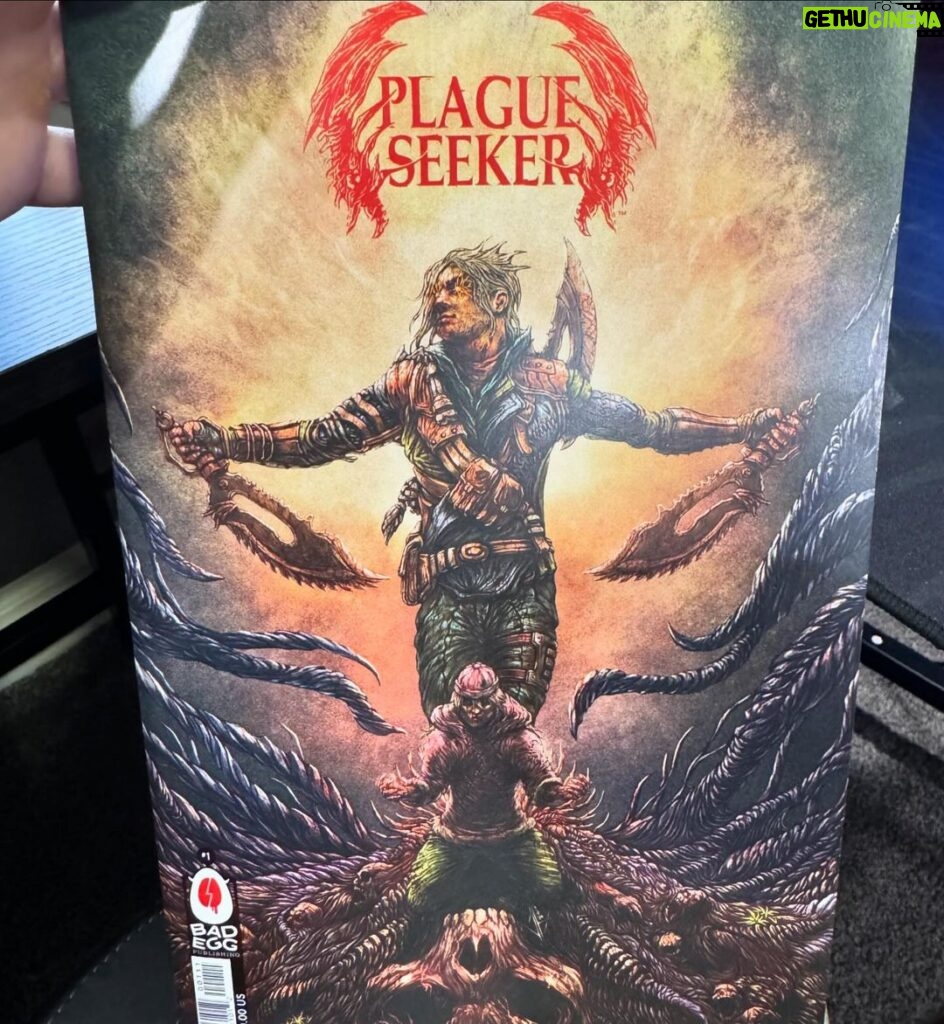 Charles White Jr. Instagram - My newest comic series is here! Plague Seeker issue 1 is finally available! 80 pages of beauty available at Badegg.co