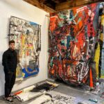 Charlie Carver Instagram - studio visit w/ @ivagueorguieva 😍 Downtown L.A. Arts District