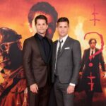 Charlie Carver Instagram - last night with the bro and @thebatman 🦇 #thebatman in theaters now thank you @thombrowne Gotham City