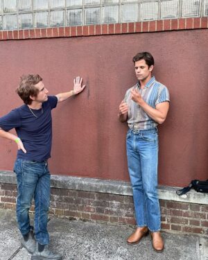 Charlie Carver Instagram - Season finale of AHS:NYC tonight… Wow. What a lucky duck am I, getting to make this show with some of my favorite people on the planet. Thank you @ryanmurphyproductions for trusting me with several hats, @nedmartel for being le writing partner sublime, @johnnygray5 @ourladyj and all of our grand captains behind the camera. @stizan you’re a genius. Cast-mates and crew-mates - love you each to every moon. Hope you all tune in, tonight on @ahsfx at 10/9c, and tomorrow with all episodes streaming @hulu 🗽🦌⛓