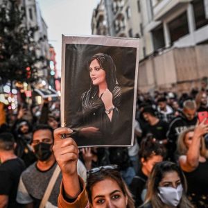 Charlize Theron Instagram - I stand with the women of Iran who are putting their lives on the line to protest their government in the name of #MahsaAmini. No woman should have to fear retaliation, imprisonment or death for making choices about what they wear or how they present themselves to the world. The Iranian government is cutting off access to the internet and deploying their military to try and silence this movement, but we CANNOT let the resilience and courage of the women there go unseen or unheard. We stand with you, and will continue to say her name.

Photo: Ozan Kose / Getty