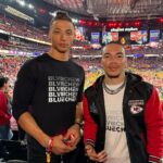 Chase De Moor Instagram - Super Bowl was the real star of the show! Until next time Vegas ! #SBLVIII Las Vegas, Nevada