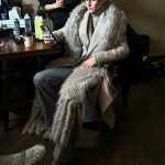 Chase Hudson Instagram - faux fur with the chauffeur New York City