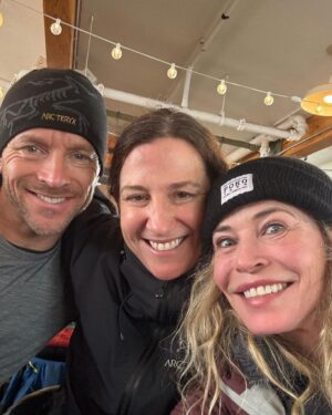 Chelsea Handler Instagram - The snow has arrived and I have a revolving door of visitors coming to visit, and it is all very happy making. I’ve got my friends, my dogs, and lots and lots of vitamins.