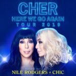 Cher Instagram - New dates have been added to the Here We Go Again Tour with special guests @nilerodgers and @thechicorganization! Presales start 4/2 at 10am local time. Get more info at https://cher.com/#!/