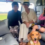Cheryl Cole Instagram - Flying into my 4th decade ..✌️ 🚁 that’s a wrap. Thank you for all the lovely bday messages 💕 & thank you captain Tom @thunderaviation for getting me and my bougie dog home smoothly and safely. The cherry on a lot of cake 😂 🍒 🎂 🥰