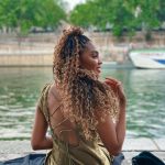 China Anne McClain Instagram – La Seine • any great book recommendations? something riveting 📖 Seine River, Paris, France