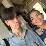 Chinnarat Siriphongchawalit Instagram - sunday with my galaxy 👵🏼🧔🏻‍♂️🧡
