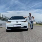 Chino Darín Instagram - Ayer estuve probando el nuevo ID.3 en el Circuito del Jarama. Vivan la experiencia 100% eléctrica en los stories de @vw_es #DrivingExperience #ID3 #Embajador Circuito de Madrid Jarama - RACE