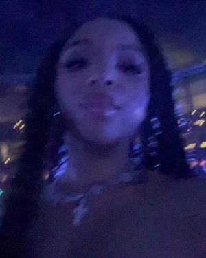Chloe Bailey Instagram - legendary nights 🪩👽🦾🐝