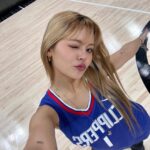 Chonnasorn Sajakul Instagram - Gonna go back home and start practicing my jump shot 🏀 Crypto.com Arena