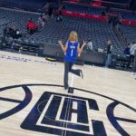 Chonnasorn Sajakul Instagram - Gonna go back home and start practicing my jump shot 🏀 Crypto.com Arena