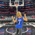Chonnasorn Sajakul Instagram - Gonna go back home and start practicing my jump shot 🏀 Crypto.com Arena