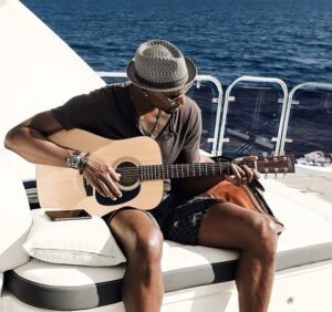 Chris Bosh Instagram - Music has always been a huge part of my life. Listening, feeling and, with more time in retirement, making. 

#MakeMusicDay felt like a good time to share a picture of me doing just that