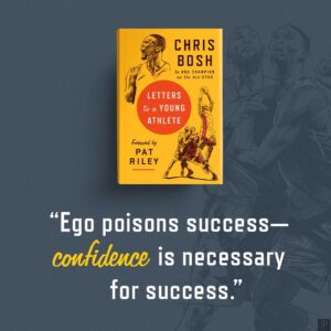 Chris Bosh Instagram - ☝🏿☝🏿☝🏿 Words to live by. #LettersToaYoungAthlete