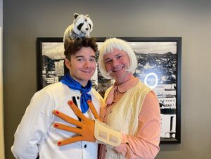 Chris Colfer Instagram - Happy Halloween!!! We’re our favorite 2022 characters, from our favorite 2022 movie! 🎃🦝#HappyHalloween #EverythingEverywhereAllAtOnce #ForYourConsideration #NotAnAdJustLoveTheMovie